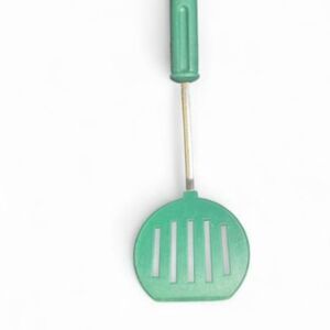 Royal Household Products Green Slotted Spatula Vintage Kitchen Utensil